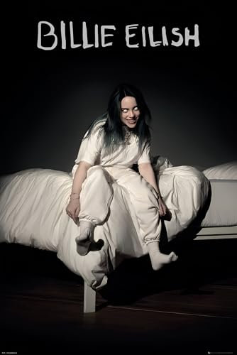 BUY ART FOR LESS Offiziell lizenziertes Billie Eilish – Album-Kunstposter – 61 x 91 cm – dekorativer Druck – Posterpapier – fertig zum Rahmen