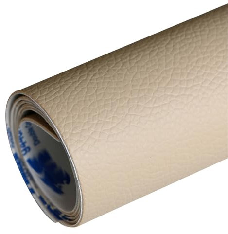 Kunstleder Selbstklebend Selbstklebendes Leder-Reparaturpflaster, Reparaturband Für Möbelleder, Reparaturpflaster Für Couch, Autositze, Bürostühle Und Sofas(Khaki)