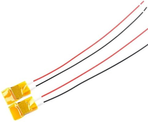 COKYIS Film Isolant 12x8x3, 2 pièces, élément Chauffant, Chaleur thermostatique à Faible Puissance, 5V 12V 24V 220V 1W-20W 50C ~ 270C 12x8x3mm(12V 120C 1.5-4W)