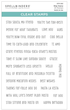 Stay Saucy Stempel-Set aus der BUON Appetito Kollektion