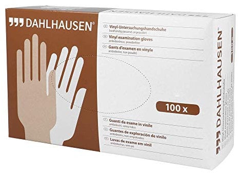 Dahlhausen VINYL Handschuhe ungepudert Gr.S 100 St