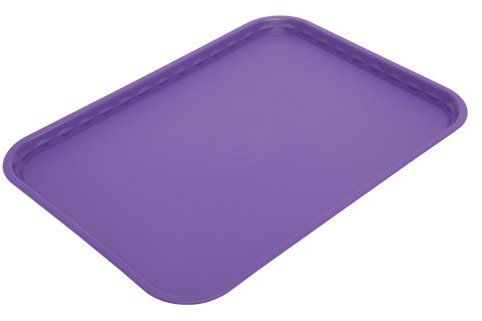 Harfield Vassoio piatto, 41 x 30 cm, polipropilene, viola, 41 x 30 cm
