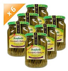 BONDUELLE Haricot Vert Extra-Fins Bocal 280g (x6)