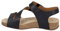 Josef Seibel Femme Tonga 25 Sandales Plateforme, Noir (Schwarz), 39 EU