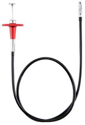 JJC TCR-70R Drahtauslöser 70cm mit Feststellfunktion für Mechanische Kameras in Rot