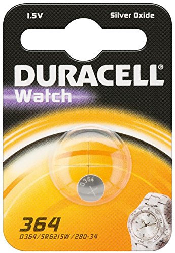 Duracell SR60 (364) Silver Oxide Button Cell Battery 1.5 V Zinc