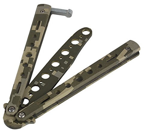 Andux Zone Hohl Trainer Praxis-Tool Rostfreier Stahl Trainingsgerät (Army Green)