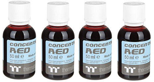 Thermaltake TT Premium Farbkonzentrat (für Wasserkühlflüssigkeiten, 4 x 50ml) rot