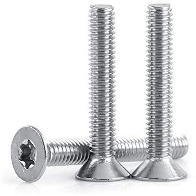 50pcs 304 Edelstahl Innensechskant Senk Rundkopf Schrauben, M4 x 8,10,12,16,20,25,30mm(M4×30)