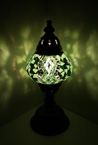 Samarkand - Lights Mosaiklampe Mosaik - Tischlampe M Stehlampe orientalische lampe Grün