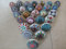 Knauf-Set, handgefertigt, Mandala-Design, bunt, Keramik und Metall, 20 Stück von Knobsworld