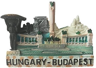 3D Budapest Hungary Fridge Magnet,Budapest Hungary souvenir gift refrigerator Magnet Home & Kitchen Decoration