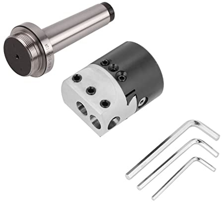 MT3-M12 Morse Spannzangenfutter Drehmaschine Spannzangenhalter + 2 Zoll Bohrkopf Adapter Für Drehbank Und Metallbearbeitung