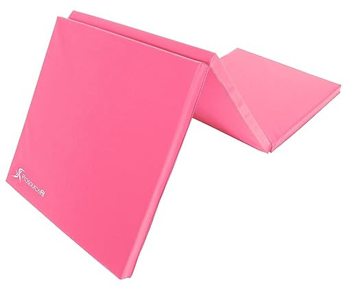 ProsourceFit Tri-Fold Folding Exercise Mat - Pink