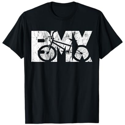 BMX Vintage Fahrrad Fans Kinder Geschenk Jungs Jugend T-Shirt