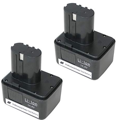 2X Hochleistungs Li-Ion Akku 14,4V/2000mAh 28,8Wh ersetzt Gesipa 7251045 für Firebird 7260032 MCS5800 G-7251045 070091513 07009155 ACCUBIRD 7250037