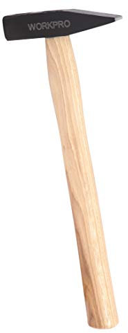 WORKPRO Schlosserhammer mit Hartholzgriff, gesenkgeschmiedeter Karbonstahl, 1 Stück