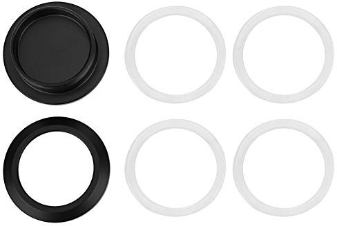 Atyhao Poignée de porte, poignée de porte coulissante latérale double ronde Quincaillerie de bouton de porte en verre en bois de salle de bains dissimulée