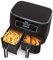 Ninja DZ100 Foodi 4 in 1, 8 qt, 2 friggitrice ad aria con tecnologia DualZone (Renewed)