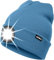 ATNKE LED Beleuchtete Mütze,Wiederaufladbare USB Laufmütze mit Licht Extrem Heller 4 LED Lampe Winter Warme Stirnlampe für Herren und Damen Geschenke/Magnolia Blue