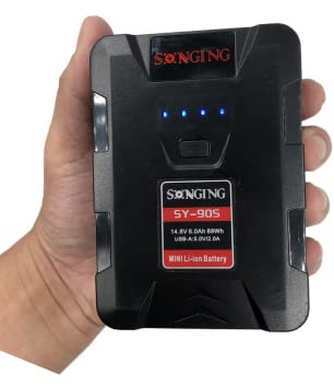 SONGING SY-90S 14.8V 89Wh Mini Ultra-Compact V-Mount Lithium-Ion Battery