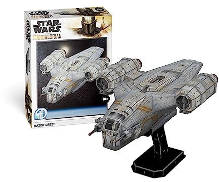 Revell The Mandalorian Kartonmodellbausatz I Detailgetreuer Modelbausatz des Razor Crest I für Jung und Alt I 140 Teile I für Star Wars Fans I Ideale Geschenkidee für jeden Anlass