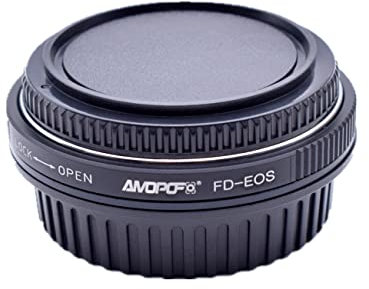 FD Objektiv zu EF Objektiv Adapter Adapterring,für FD/FL Objektiv Kompatibel für EF-S Mount Kamera 7D,10D,20D,30D,40D,50D,60D,Rebel xt,T2i,T3,T3i,T4,400D,450D,1300D