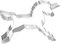 diyfixlcd Formine per biscotti a forma di cavallo unicorno per bambini