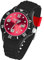 Taffstyle Damen Herren Sportuhr Armbanduhr Silikon Sport Ziffernblatt mit Datum Analog Quarz Farbige Bunte Uhr Schwarz Rot