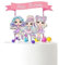 Cute Dolls Cake Topper for Girls | Dolls Birthday Party Supplies | Princess Dolls Theme Birthday Decorations
