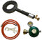Brenner/2 m Schlauch/Manometer/Gasflaschenschlüssel