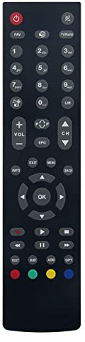 ALLIMITY RC2712 Ersatz Fernbedienung passend für DIGIHOME MEGASAT Walker CGV Engel FUJIONKYO FINLUX T7675-1TB F9200HD RS-1020 RS-4300 E-SAT-HD-W4/2 WP645TS WP645TS-HD HD625-T2 HD760 DLED491080FHD