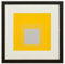 LVTFCO Josef Albers Poster Farbverlauf Quadratische Wandkunst Josef Albers druckt Josef Albers Malerei Leinwand Für Zuhause Wandkunst Dekor Bild 50x50cmx1 Kein Rahmen