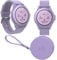 FOREVER Montre Connectée Ronde Colorum CW-300 - Montre Sport Homme Femme avec Podometre - Smartwatch Etanche IP68 - Montre Connectée Grande Autonomie - Montre Connectée Android iOS - Violet