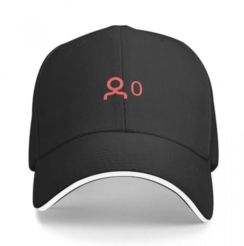 TWOMEM Basecap 0 Zuschauer, Twitch-Kappe, Baseball-Kappe, Herren-Pelzmütze, Herren-Mütze, Frauen-Mütze Geburtstag Partei Geschenk