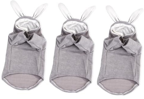 Housoutil 3-teiliges Haustier-Kapuzenpullover Mit Ohren Und Mütze Für Outdoor-aktivitäten Von Hunden Und Katzen