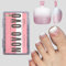 NOVO OVO French Tip Ombre Toe Nail Tips Press on, Soft Gel Fake Toenail Extension, BERRY OMBRE Square Round Pre-applied Tip Primer & Base Coat, Full Cover Matte False Nails for DIY x 15 Sizes 360 Pc
