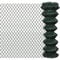 Juroupi Chain Link Fence Steel 1,25x15 m Green,Chain Link Fence,Garden Fencing,Chain Link Fencing,Garden Fencing Barrier-140345
