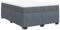 vidaXL Boxspringbett, Polsterbett Bett mit Matratze, Bettgestell mit Lattenrost, Doppelbett für Schlafzimmer, Dunkelgrau 140x200cm Samt