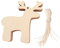 Sunicon Weihnachtsbaum-Aufhänger aus Holz, 10 Stück, Holzscheiben, Holzanhänger zum Aufhängen, Weihnachtsbaum-Anhänger, handgefertigte DIY-Hängeornamente für Weihnachten, (Each 10cm)