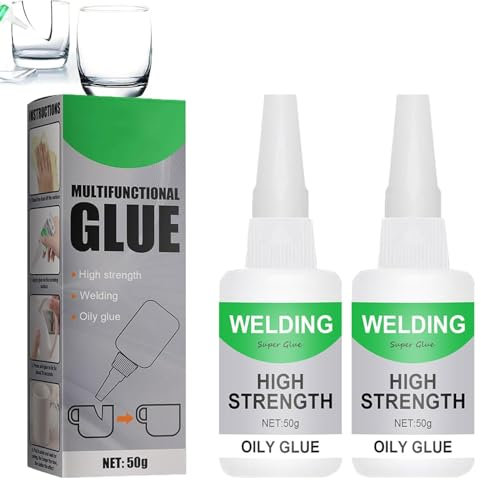 2Pcs Pickelect Welding High-Strength Oily Glue,Universal Super Glue,Multifunctional Oily Welding Super Strong Bonding Magic Glue for Tile,Shoes,Glass,Ceramic,Plastic
