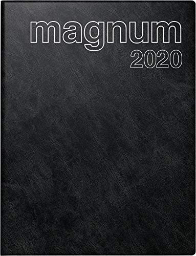 rido/idé Baier & Schneider rido/idé 702704290 Buchkalender magnum (2 Seiten = 1 Woche, 183 x 240 mm, Schaumfolien-Einband Catana, Kalendarium 2020) schwarz