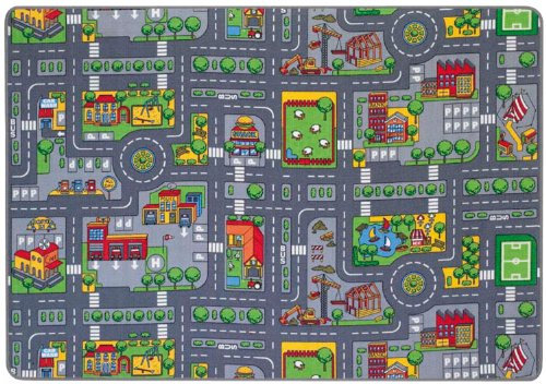 Eduplay 110177 140 x 200 cm Traffic Teppich