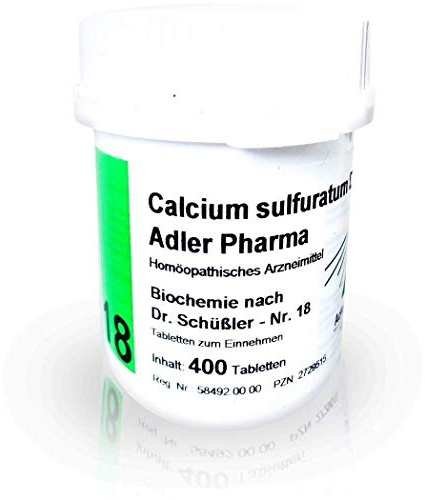 BIOCHEMIE Adler 18 Calcium sulfuratum D 12 Tabl. 400 St
