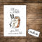 ilka parey wandtattoo-welt® A6 Postkarte Karte Print Hase und Igel mit Spruch Liebe ist nie ohne Schmerzen... pk07