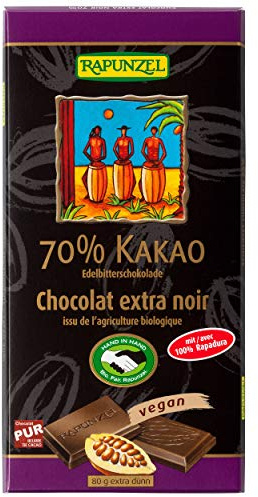 Rapunzel Edelbitterschokolade, 70% Kakao, 80 g