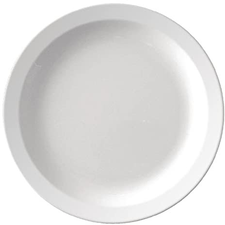 Olympia Kristallon Melamine Narrow Rimmed Plate - 165mm 6 1/4 (Box 12)