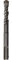 kwb SDS plus HB 44 Hammerbohrer Ø 5,5 mm 241185 (Länge 110 mm, hochtemperatur gelötete Hartmetallschneide)