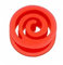 Piercingfaktor Ohr Plug Flesh Tunnel Piercing Ohrpiercing Silikon Spirale 8mm Rot