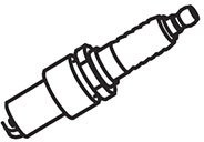 Makita 0650140480 Candela per generatore modello G12000R